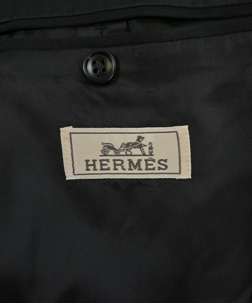 HERMES（エルメス）テーラードジャケット 黒 サイズ:50(XL位) メンズ/2200658139024