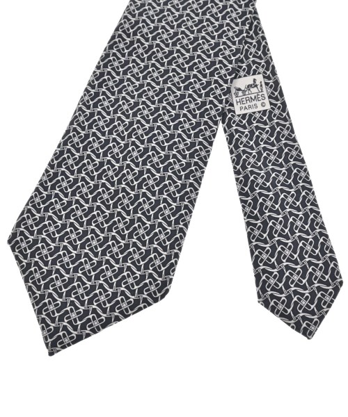 HERMES（エルメス）ネクタイ 黒 サイズ:- メンズ/2200658382024