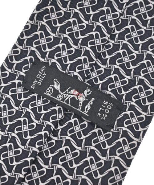 HERMES（エルメス）ネクタイ 黒 サイズ:- メンズ/2200658382024