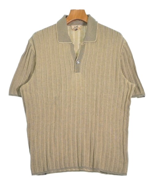 HERMES(エルメス)ポロシャツ ベージュ サイズ:L/2200658903014