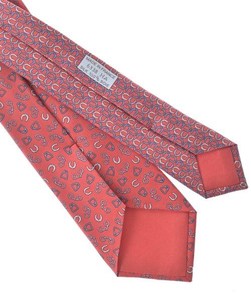 HERMES（エルメス）ネクタイ 赤 サイズ:- メンズ/2200658408083