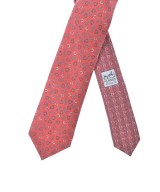 HERMES（エルメス）ネクタイ 赤 サイズ:- メンズ/2200658408083