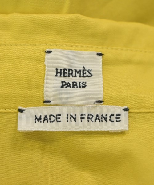 HERMES（エルメス）ブラウス 黄 サイズ:38(S位) レディース/2200659165039