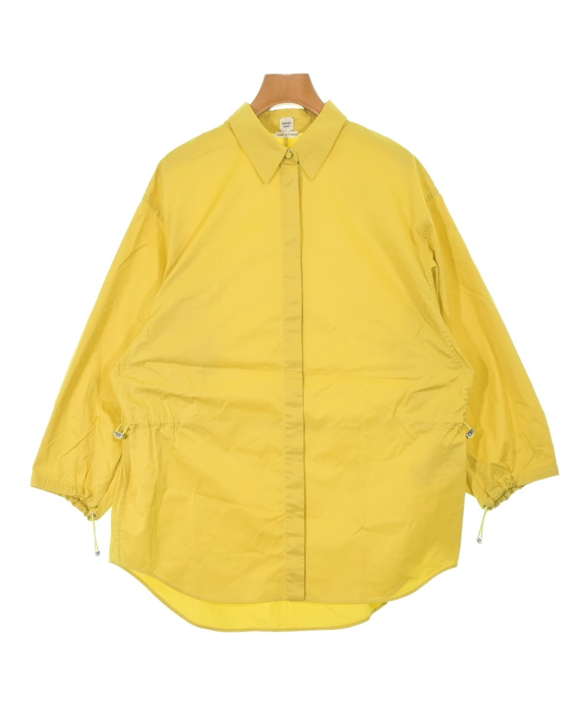 HERMES（エルメス）ブラウス 黄 サイズ:38(S位) レディース