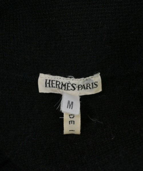 HERMES（エルメス）カーディガン 黒 サイズ:M レディース/2200659514011