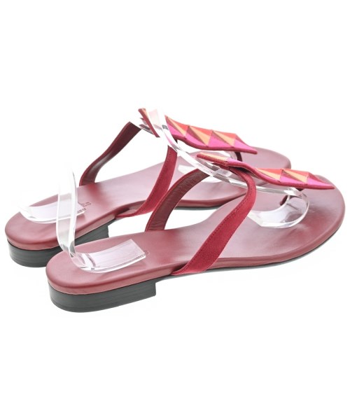 HERMES（エルメス）サンダル 赤 サイズ:EU38 1/2(25cm位) レディース/2200659546012