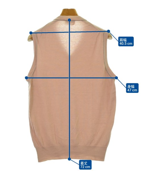 HERMES（エルメス）ベスト ピンク サイズ:M メンズ/2200653887623