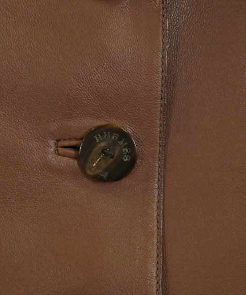 HERMES（エルメス）テーラードジャケット 茶 サイズ:34(XS位) レディース/2200653900063