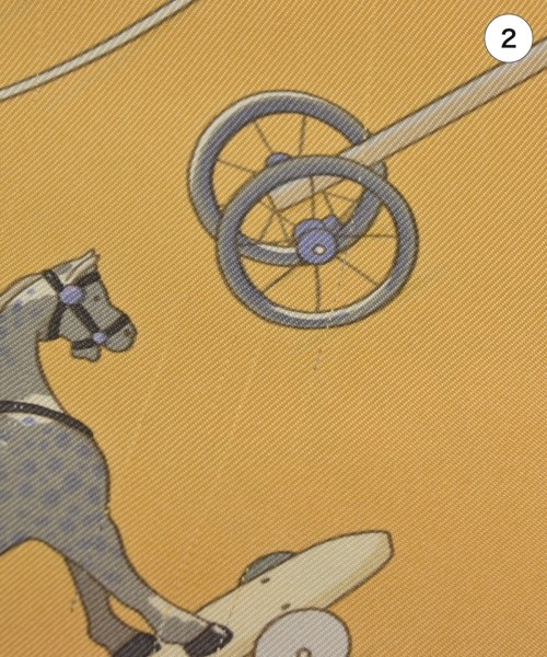 HERMES（エルメス）ブラウス オレンジ サイズ:38(S位) レディース/2200660049014