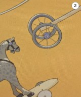 HERMES（エルメス）ブラウス オレンジ サイズ:38(S位) レディース/2200660049014