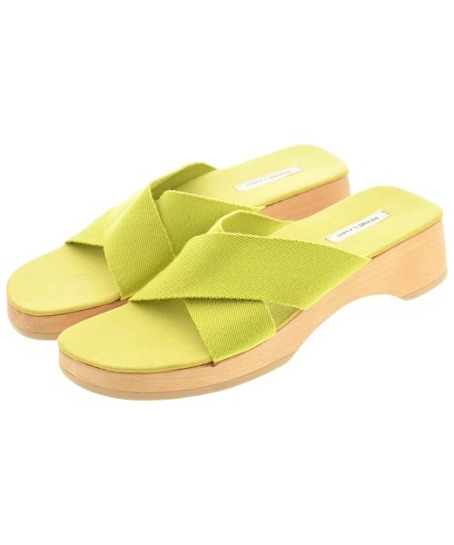 HERMES(エルメス)サンダル 緑 サイズ:EU38(24.5cm位)/2200660049069