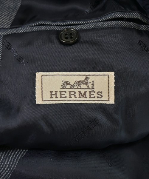 HERMES（エルメス）テーラードジャケット 紺 サイズ:48(L位) メンズ/2200660938028