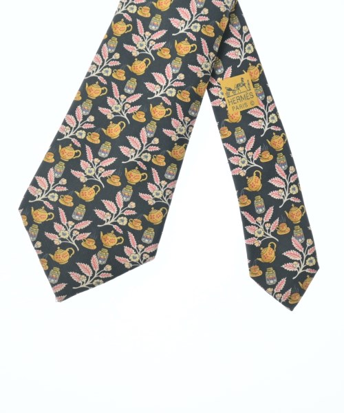 HERMES（エルメス）ネクタイ 黒 サイズ:- メンズ/2200657553081