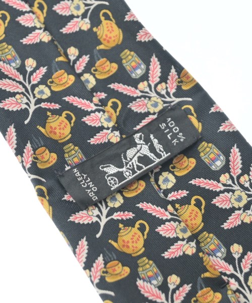 HERMES（エルメス）ネクタイ 黒 サイズ:- メンズ/2200657553081