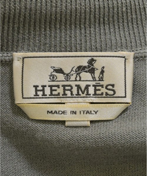 HERMES（エルメス）ニット・セーター グレー サイズ:M メンズ/2200662002031