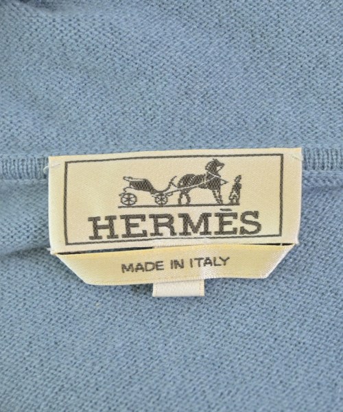 HERMES（エルメス）ニット・セーター 青 サイズ:S メンズ/2200657950040