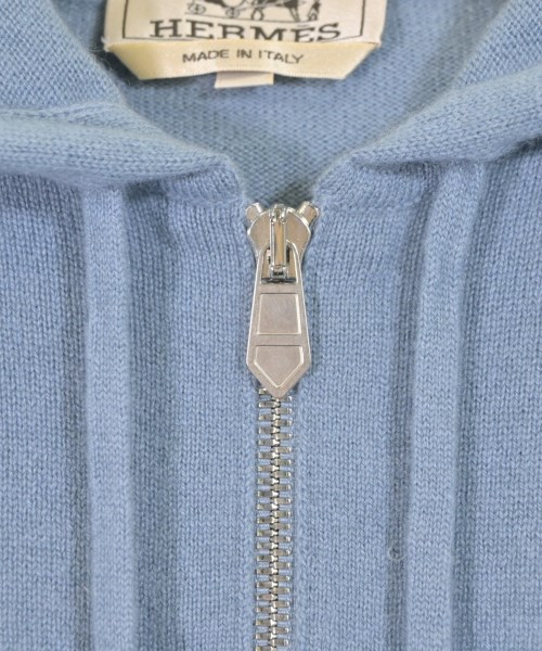 HERMES（エルメス）ニット・セーター 青 サイズ:S メンズ/2200657950040