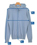 HERMES（エルメス）ニット・セーター 青 サイズ:S メンズ/2200657950040