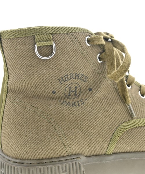 HERMES（エルメス）スニーカー カーキ サイズ:41(26cm位) メンズ/2200710588173