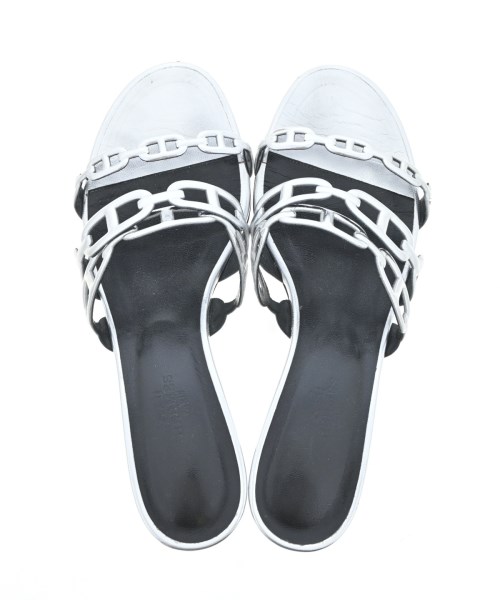 HERMES（エルメス）サンダル シルバー サイズ:EU37(23.5cm位) レディース/2200710542014