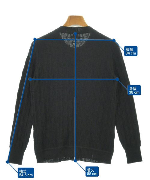 HERMES（エルメス）カーディガン 黒 サイズ:34(XS位) レディース/2200708782125