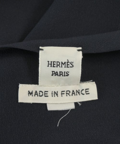 HERMES（エルメス）ブラウス 紺 サイズ:34(XS位) レディース/2200708782156