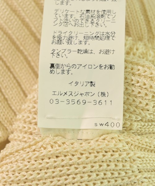 HERMES（エルメス）ニット・セーター ベージュ サイズ:34(XS位) レディース/2200708782170