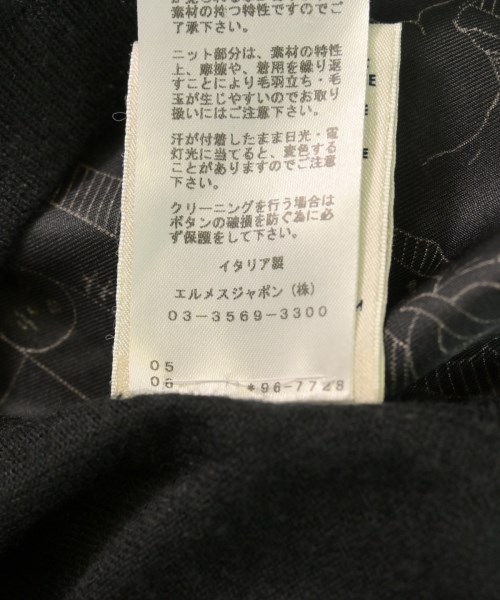 HERMES（エルメス）カーディガン 黒 サイズ:34(XS位) レディース/2200708782354