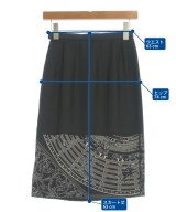 HERMES（エルメス）ひざ丈スカート 黒 サイズ:34(XXS位) レディース/2200708782361