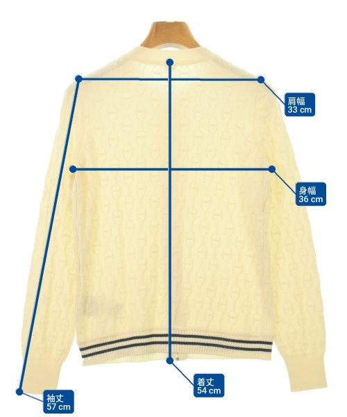 HERMES（エルメス）カーディガン 白 サイズ:34(XS位) レディース/2200708782446