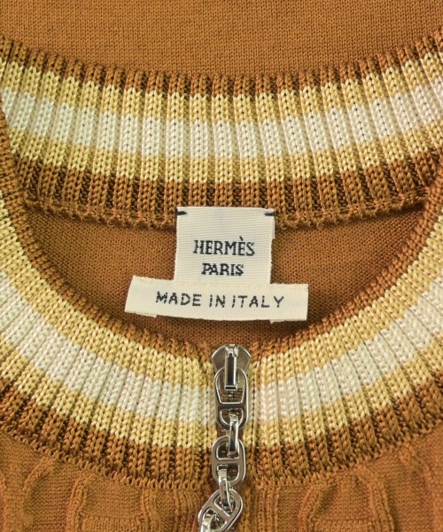 HERMES（エルメス）ニット・セーター 茶 サイズ:34(XS位) レディース/2200708782477