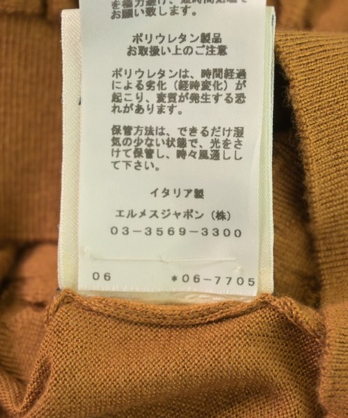 HERMES（エルメス）ニット・セーター 茶 サイズ:34(XS位) レディース/2200708782477