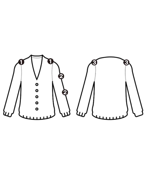 HERMES（エルメス）カーディガン 紫 サイズ:34(XXS位) レディース/2200708782491