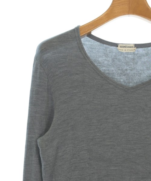 HERMES（エルメス）Tシャツ・カットソー グレー サイズ:36(XS位) レディース/2200708782552