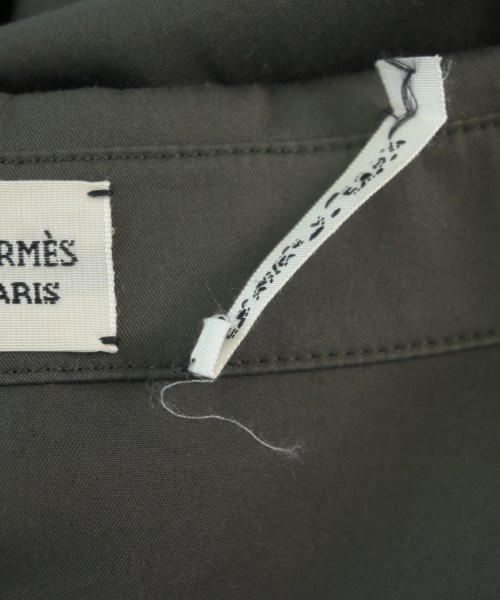 HERMES（エルメス）カジュアルシャツ カーキ サイズ:34(XS位) レディース/2200708782613