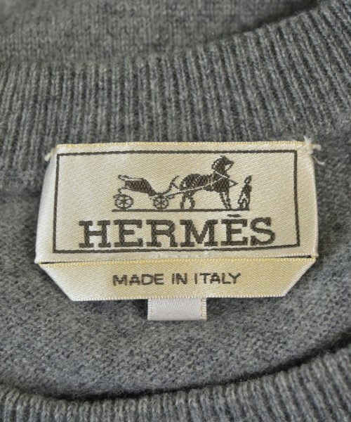 HERMES（エルメス）ニット・セーター グレー サイズ:M メンズ/2200712201070