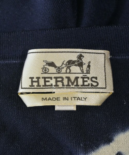 HERMES（エルメス）ニット・セーター 紺 サイズ:L メンズ/2200712201094