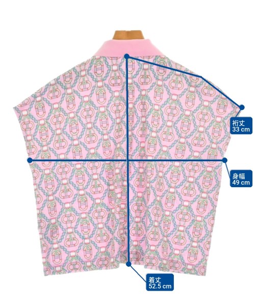 HERMES（エルメス）ポロシャツ ピンク サイズ:38(S位) レディース/2200712751100