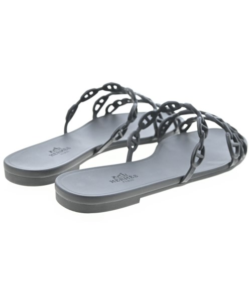HERMES（エルメス）サンダル 黒 サイズ:EU37(23.5cm位) レディース/2200713221060
