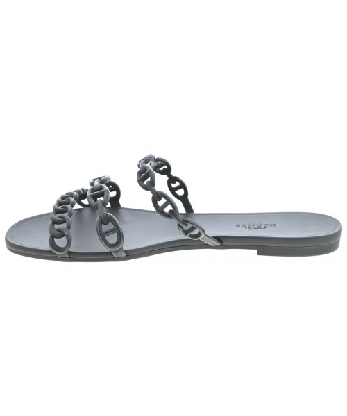 HERMES（エルメス）サンダル 黒 サイズ:EU37(23.5cm位) レディース/2200713221060