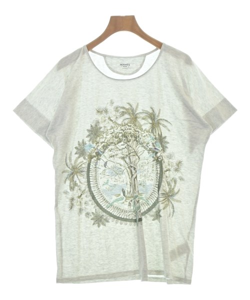 HERMES（エルメス）Tシャツ・カットソー グレー サイズ:36(S位) レディース/2200713448016