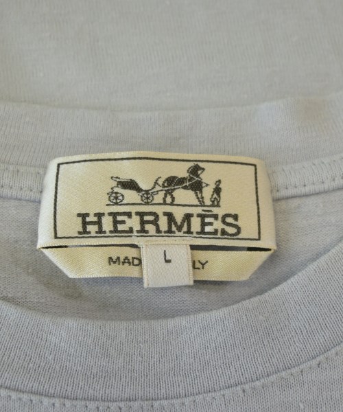 HERMES（エルメス）Tシャツ・カットソー グレー サイズ:L メンズ/2200713448023