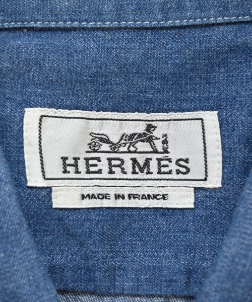 HERMES（エルメス）カジュアルシャツ 青 サイズ:38(S位) メンズ/2200714248011