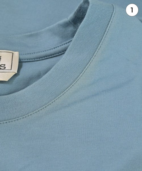 HERMES（エルメス）Tシャツ・カットソー 青 サイズ:M メンズ/2200715026090