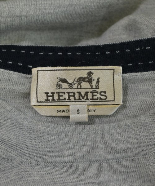 HERMES（エルメス）ニット・セーター グレー サイズ:S メンズ/2200715041116