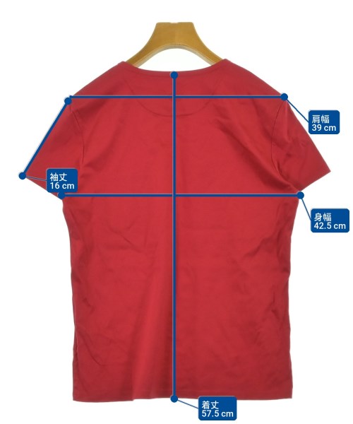 HERMES（エルメス）Tシャツ・カットソー 赤 サイズ:38(S位) レディース/2200715978016