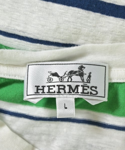 HERMES（エルメス）Tシャツ・カットソー 白 サイズ:L メンズ/2200715978030