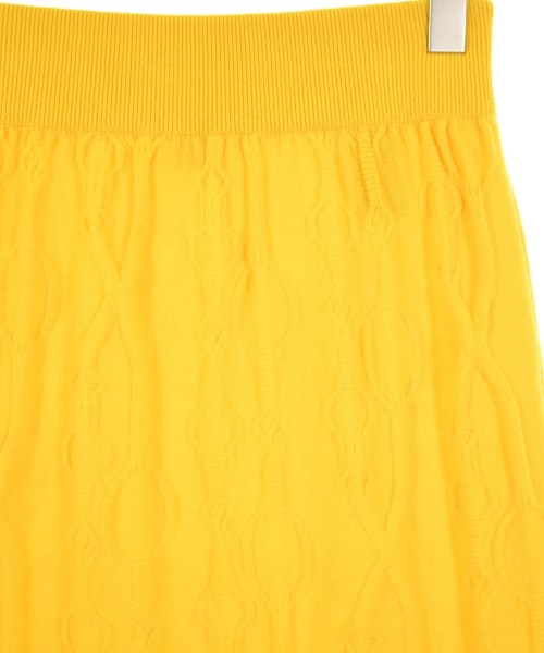 HERMES（エルメス）ひざ丈スカート 黄 サイズ:34(XXS位) レディース/2200715978108
