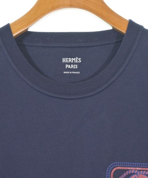 HERMES（エルメス）Tシャツ・カットソー 紺 サイズ:40(L位) レディース/2200716352020