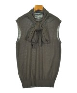 HERMES（エルメス）ベスト 茶 サイズ:L レディース/2200717056330